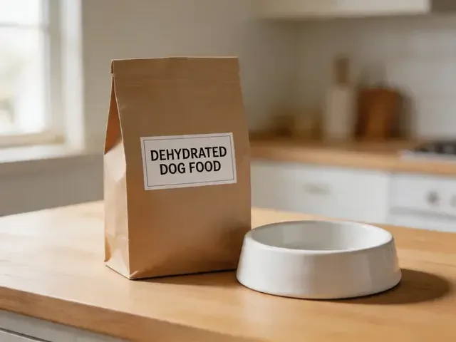 VICTOR Hi-Pro Plus kibble bag next to a white bowl